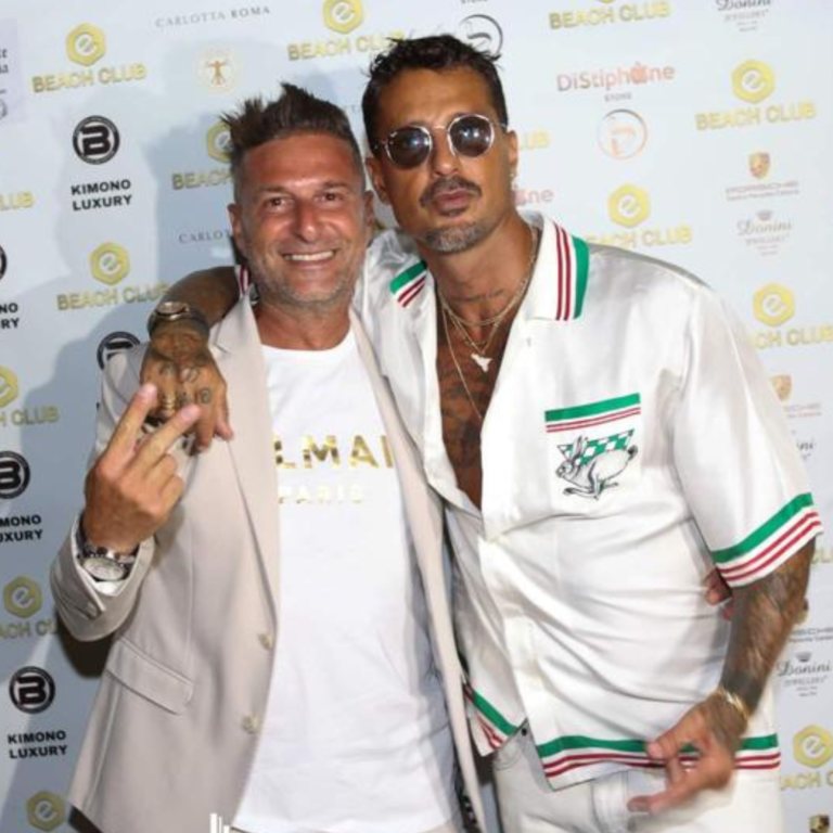 Francesco Di Paola con Fabrizio Corona